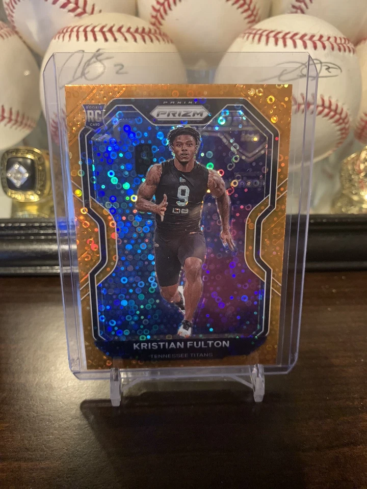 Kristian Fulton 2020 Prizm Orange Disco Rookie Tennessee Titans #397 - Image 1 of 1