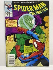 Cómic Marvel Spider-Man Unlimited #4 "Mysterio-Bloodshed-Rhino" 1993 - Imagen 1 de 4
