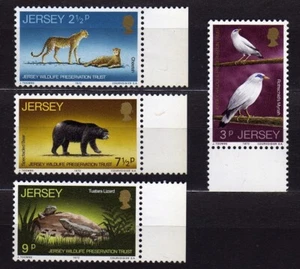 JERSEY #65-68 MNH JERSEY WILDLIFE PRESERATION TRUST - Picture 1 of 1