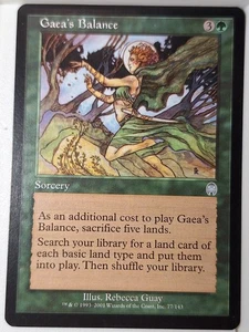 Gaea's Balance - Apocalypse - Magic the Gathering MTG Nice! - Picture 1 of 3