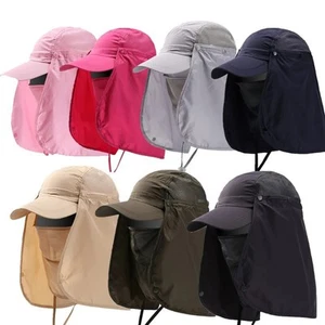 Adjustable Baseball Cap UV Sun Protection Sunshade Hat Outdoor Fisherman Cap - Picture 1 of 29