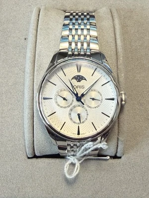 New Oris Atelier Complication Silver Blue 01 781 7729 4051-07 8 21 79 - Image 1 of 4