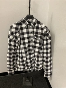 Street & Steel Mission Moto Shirt - White / Black - Large . - Picture 1 of 3