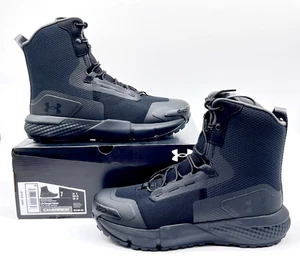 Under Armour Charged Valsetz Side Zip Tactical Boots for Men - Black Size 7 - Bild 1 von 9