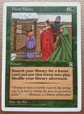 Three visits MTG  Magic the gathering - Image 1 of 4