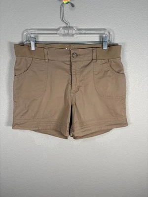 Pantalón corto Lee Riders para mujer tiro medio algodón tostado elástico talla 12 Foto 1 de 3