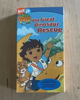 Nickelodeon VHS 2006 Promo Screener GO DIEGO GO Great Dinosaur Rescue Animation - Image 1 of 4