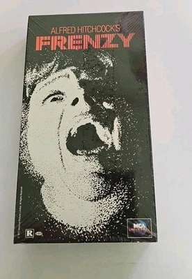 Frenzy VHS SEALED Watermarks MCA Alfred Hitchcock Jon Finch Alec McCowen VTG  - Image 1 of 4