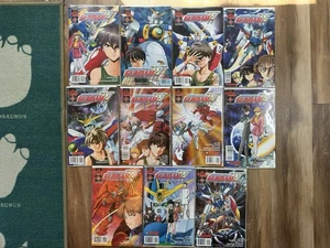 Mobile Suit Gundam Wing Comic Collection 2-12 Almost Complete Set 2001 B&B VG+ - Picture 1 of 10