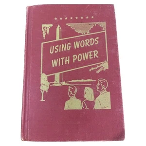 Using Words With Power (Through Spelling) by Lillian E. Billington (1950) HB - Imagen 1 de 9