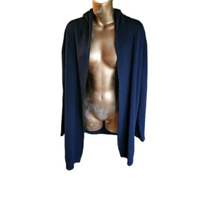 Hayden Park Navy Blue Hooded Womens Cardigan Md - Picture 1 of 5