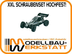 XXL Schrauben-Set für Reely Alu Fighter 1:8 Buggy 4WD Stahl hochfest! screw kit - Bild 1 von 1