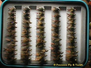 72 Royal Flush In Fly Box - Trout Wet Flies - Fly Fishing Flies US Veteran Owned - Picture 1 of 2