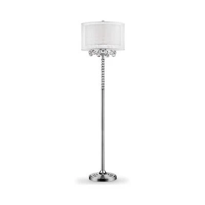 Lámpara de pie de cristal Moiselle K-5149F 62,5", desconocida Foto 1 de 3