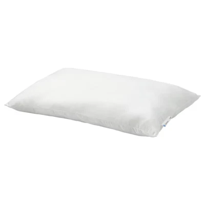 IKEA LAPPTÅTEL Soft Bed Pillow Low 100% Polyester Washable White 50x80 cm - Image 1 of 3