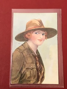 WW1 MILITARY GLAMOUR PC - ARMY & NAVY GIRLS - NZR - NEW ZEALAND -JAMES HENDERSON - Picture 1 of 1