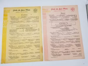 Sheraton-Mt. Menú de almuerzo y cena Royal Hotel Montreal 26 de noviembre de 1955 - Imagen 1 de 4