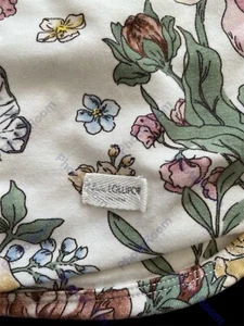 Loulou Lollipop EUC Floral Print Stretch Knit Tencel/Organic Cotton Swaddle 45” - Picture 1 of 3