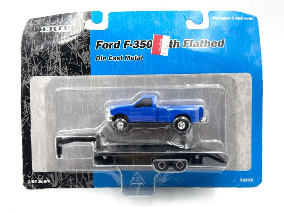 1/64 Ford F-350 Pickup With Flatbed Trailer - Image 1 of 1