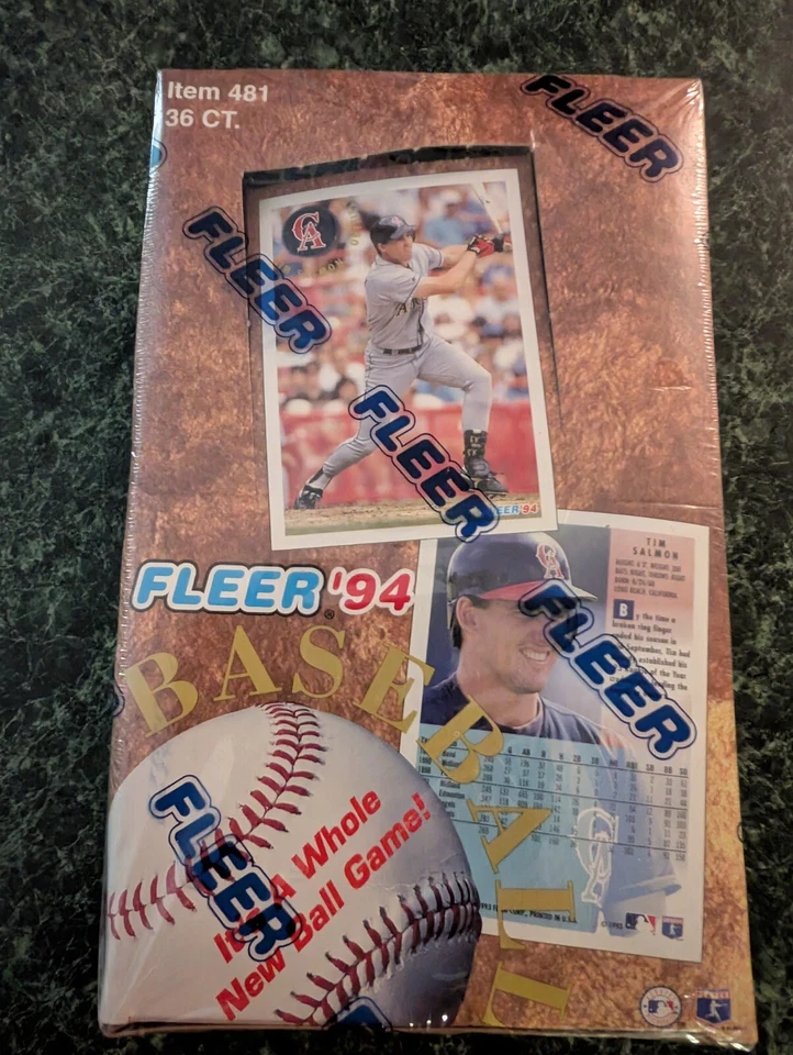 1994 Fleer Baseball Factory Box. 36 Ct