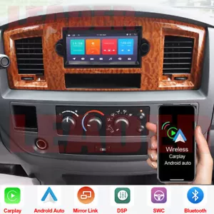 CarPlay For 2006-2008 Dodge RAM 1500 2500 3500 Android 13 Car Stereo Radio Navi - Picture 1 of 19