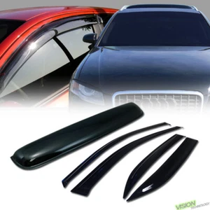 For 07-11 Toyota Camry Sun Rain Wind Window Visors+Moonroof Roof Deflector 5PC - Picture 1 of 2