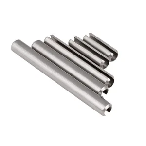 Slotted Spring Tension Pins 4mm 5mm 6mm 8mm A2 Stainless Sellock Roll Pins - Picture 1 of 4