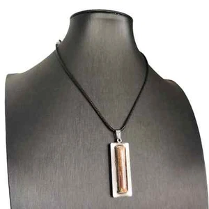 Collar colgante meteorito Muonionalusta 25,5G caja titanio QD222 - Imagen 1 de 5