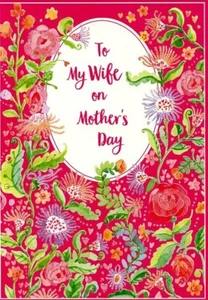 To My Wife On Mother's Day - Mother's Day Greeting Card - 08319 - Picture 1 of 2