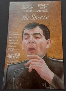 1989 Flyer Aldwych Theatre The Sneeze Rowan Atkinson Timothy West Anton Chekhov - Picture 1 of 2