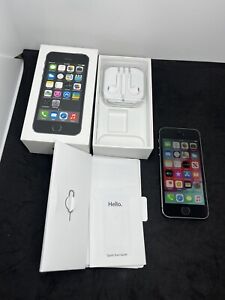 Apple iPhone 5S  16GB  (Unlocked) Model A1457 with Box - Small Cracked Screen