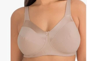 Fruit of the Loom Women's Seamed Soft Cup Bra, Sand,40D - Picture 1 of 2