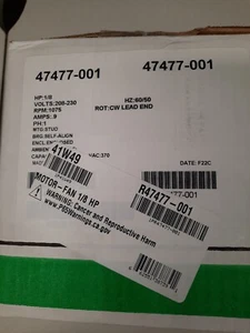 ALLIED/LENNOX/DUCANE/ARMSTRONG MOTOR- 47477-001 41W49 1/8HP 208/230V - 1075RPM - Picture 1 of 3