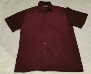 Herren DANIALI Hemd Größe S Small Mikrofaser dunkellila Western Rodeo Cowboy - Bild 1 von 4