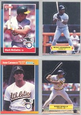 1988,1989 Donruss Action All-Stars & Pop-Ups #1-60 You Pick!