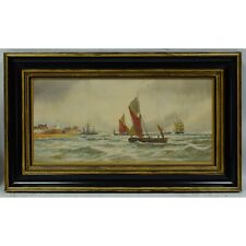 Thomas Mortimer (1880-1920) ARTPRICE biz zu 1300€ Altes Aquarell Gemälde 68x40cm