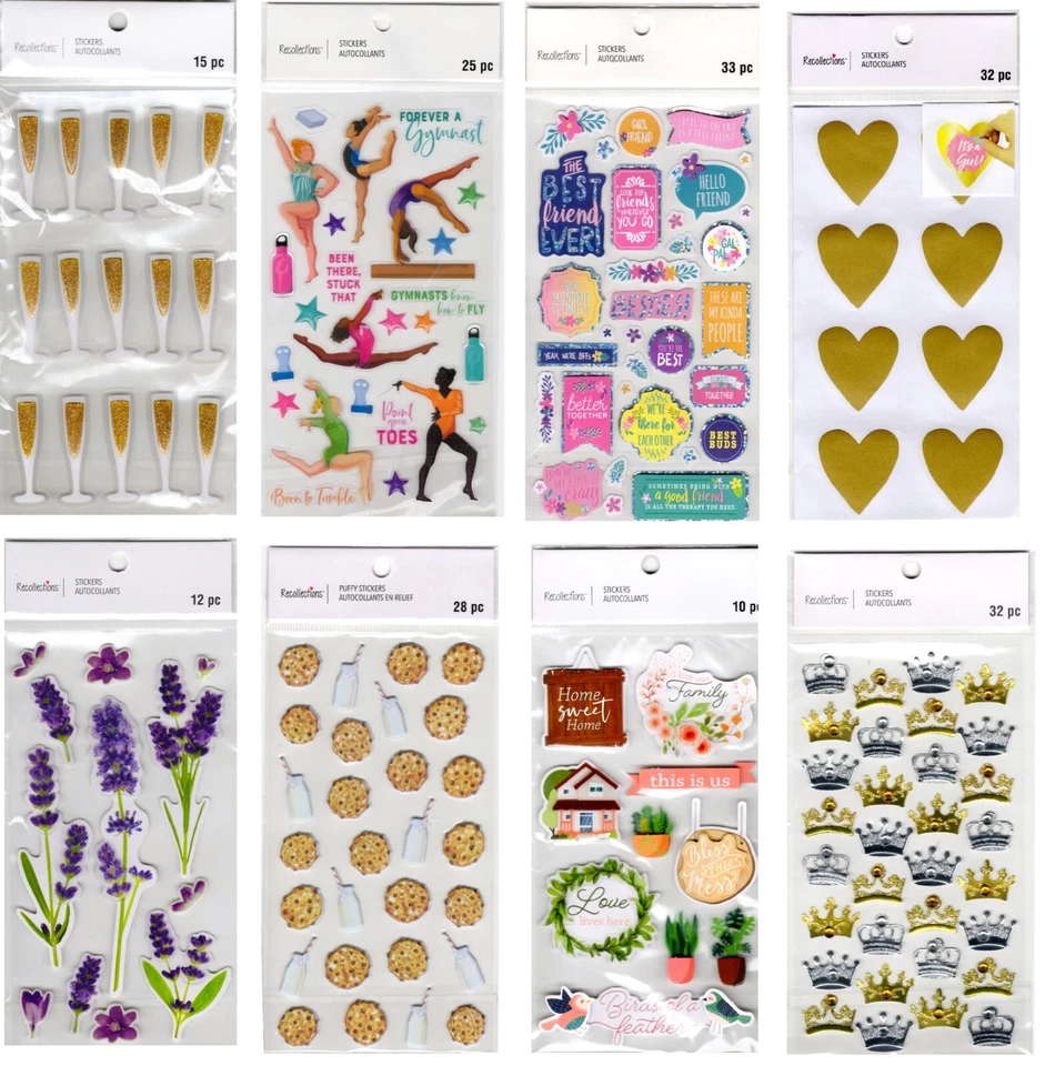 Pegatinas álbum de recortes, variedad - recuerdos - tú eliges entre 56 estilos Foto 1 de 1