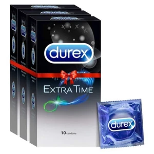 Durex Extra Time Condoms for Longer Lasting Pleasure - 10 Count - Free Shipping - Picture 1 of 8