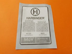 ⭐️⭐️⭐️⭐️⭐️ Harbinger M120 MUV Series 4 Channel Mixer User Guide Manual - Picture 1 of 2