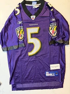 Reebok On Field Joe Flacco Baltimore Ravens #5 NFL Jersey Mens Medium - Picture 1 of 2