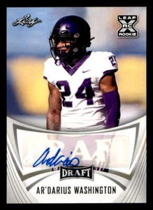 2021 Leaf Draft AUTO #BAADW Ar?Darius Washington (ref 225426) - Picture 1 of 2