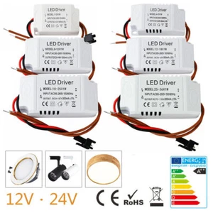 LED Driver 3W 12W 18W 24W 36W DC 12V 24V Netzteil Treiber Transformator 300ma - Bild 1 von 14