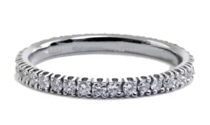 Anillo Eternidad Eternity Oro 18kt. Diamantes Naturales Certificados Boda Mujer - Bild 1 von 3