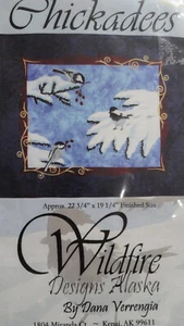 Chickadees Waldfeuer Muster Designs Alaska Dana Verrengia Kenai Neu ungeschnitten - Bild 1 von 4