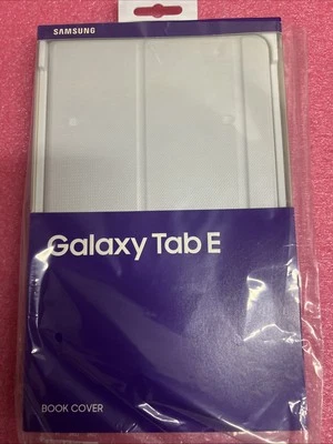 Genuine Original Samsung Galaxy Tab E 9.6" Book Cover Tablet Case White - Image 1 of 3