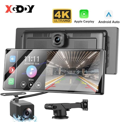 Portable 11.3'' Wireless Apple CarPlay Android Auto Touch Screen Car Stereo GPS - Image 1 of 4