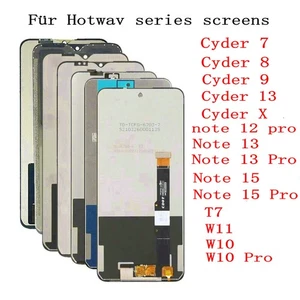 Für Hotwav W11 Cyder X 7 8 9 13 Note 13 15 Pro T7 W10 Pro LCD Display Parts - Picture 1 of 6