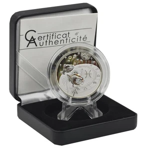 Camerún 500 francos 2010 plata UNC signos del zodiaco - Piscis - Imagen 1 de 5