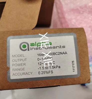 Alpha  164P1500BC2NAA New Micro differential pressure transmitter Via Fedex/DHL - Image 1 of 3