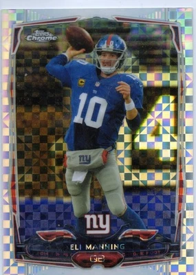 2014 Topps Chrome - Eli Manning #93 Silver Refractor - Image 1 of 2